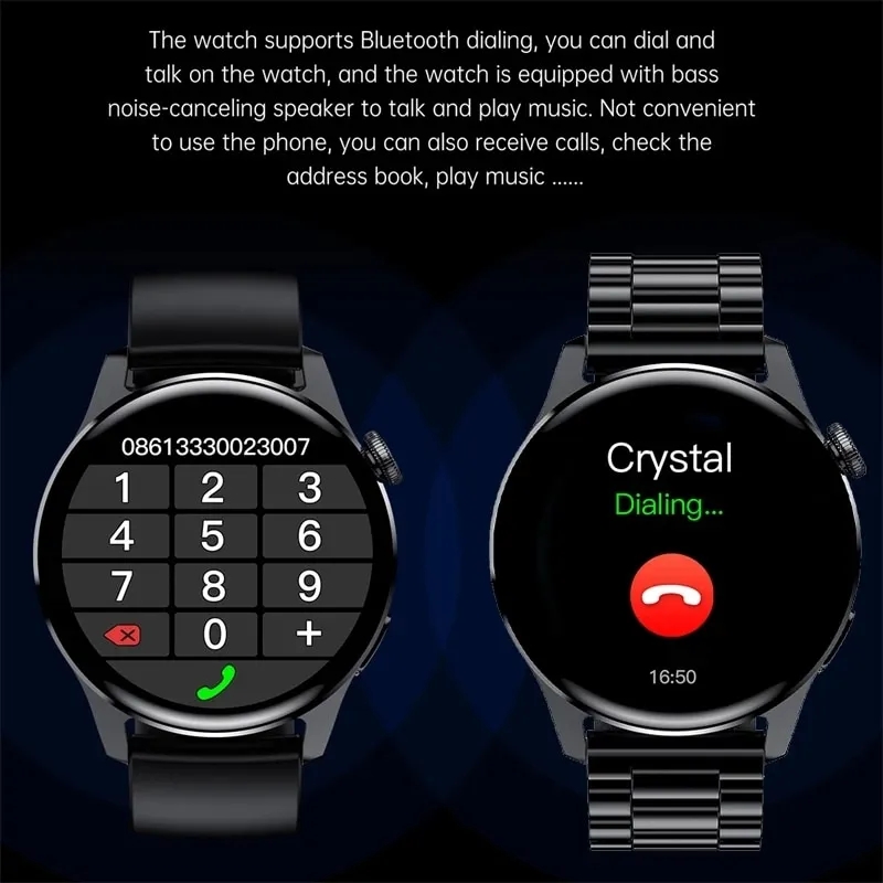 HOT Xiaomi Smart Watch NFC Men GT3 Pro AMOLED 390*390 HD Screen Heart Rate Bluetooth Call IP68 Waterproof SmartWatch