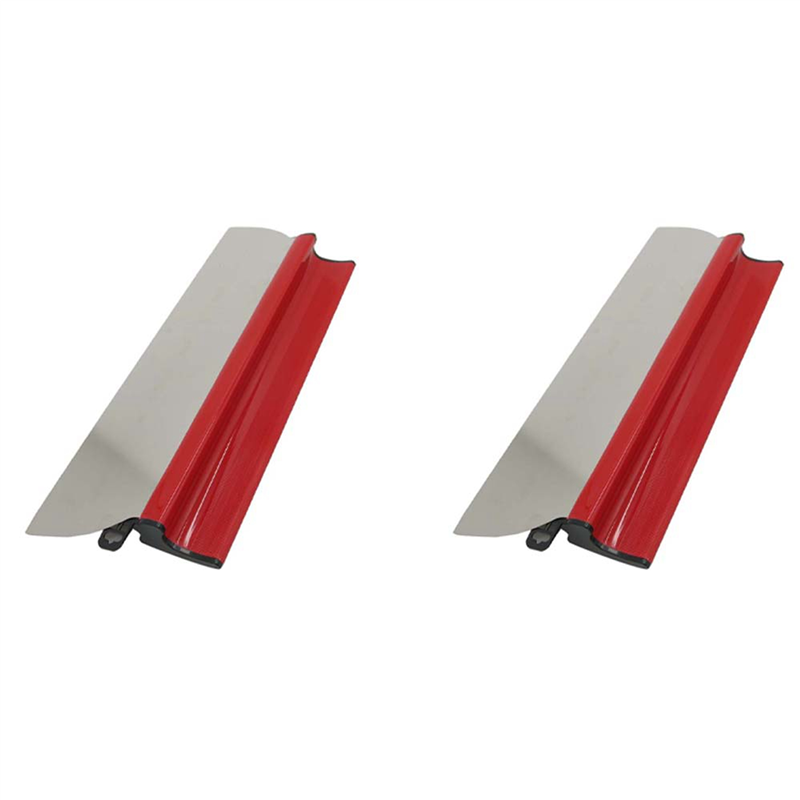 NCANRUI 2X Drywall Smoothing Spatula Cement and Concrete Wall-Board Wall Plastering Tools 15.7 Inch 40cm Finishing Spatula Tool