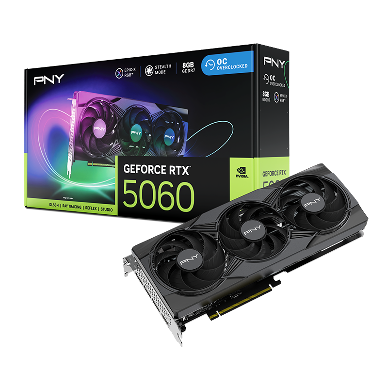 PNY GeForce RTX 5060 8GBTF ARGB OC Graphic Card Best Price in Kathmandu