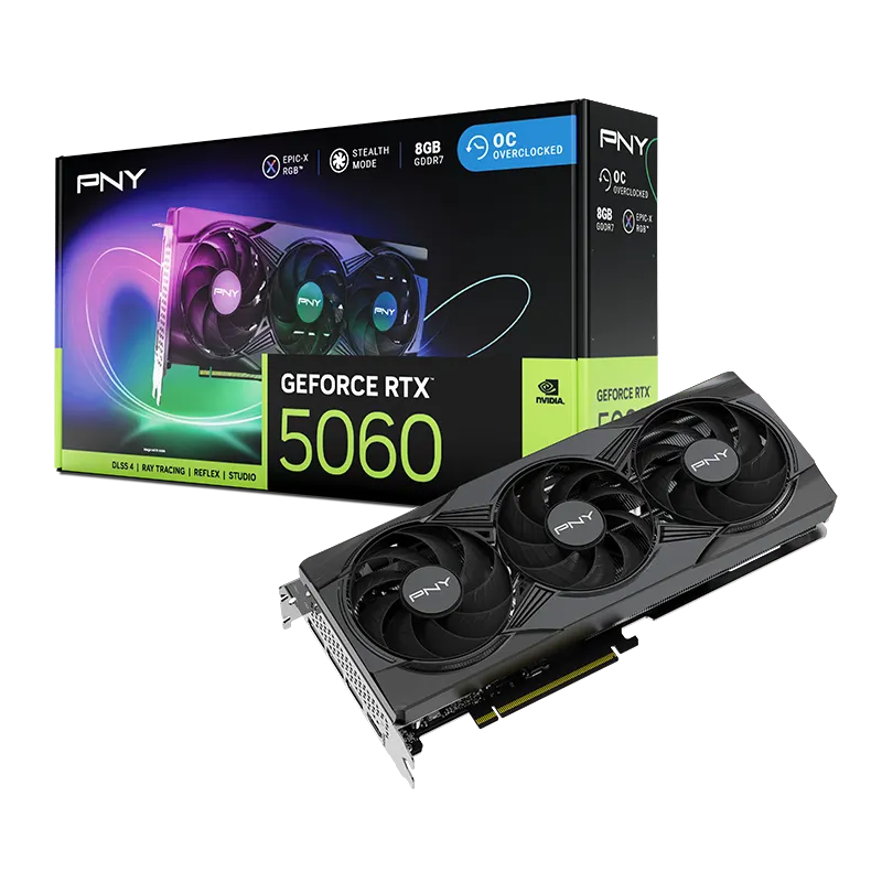 PNY GeForce RTX 5060 8GBTF ARGB OC Graphic Card Best Price in Kathmandu