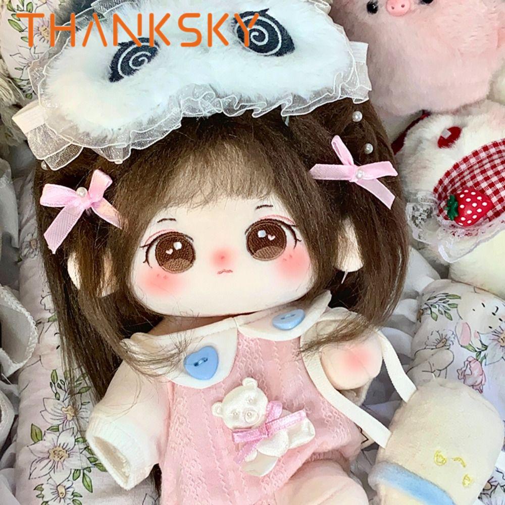 10pcs Mini Hair Clip Doll Bowknot Cotton Doll Hair Pins Tiny DIY Doll Wig Clips 4cm Cute Mini Hair Clip Headwear