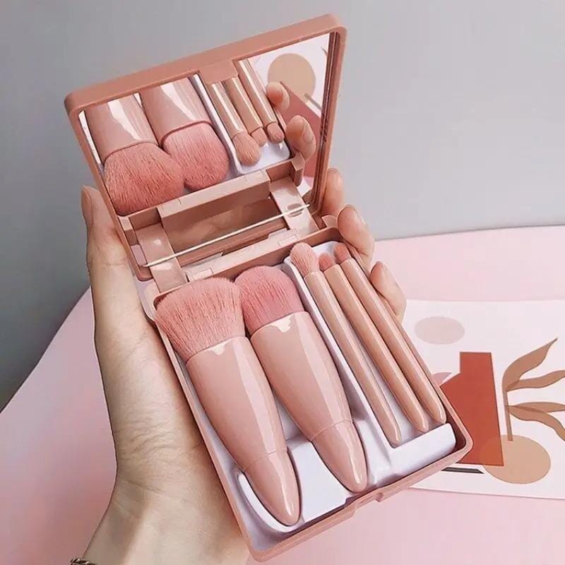 5PCS Soft Fluffy Mirror Makeup Brushes Set for Cosmetics