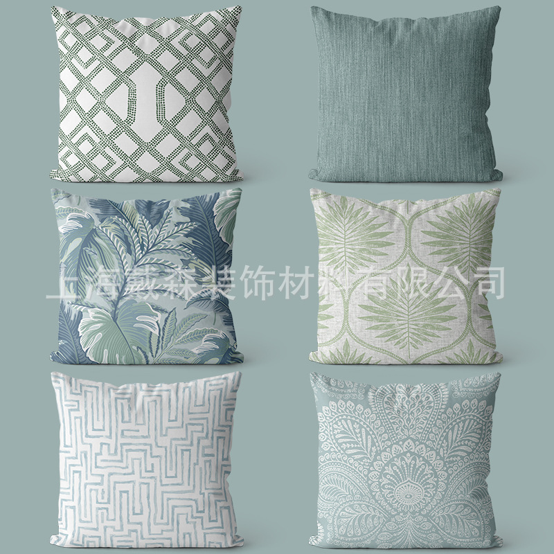 [Fast Shipping][Hot selling in China] American Style Cotton Linen Pillow Simple Style Sofa Decoration Cushion Bed Headrest Pillowcase Backrest Car Pillow Office