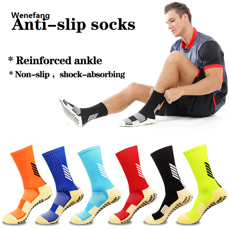 Wenefang Anti Quality Sports Slip Best Soccer Socks Adults Athletic Grip Sock Non Slip Children Socks Football Basketball Hockey Unisex