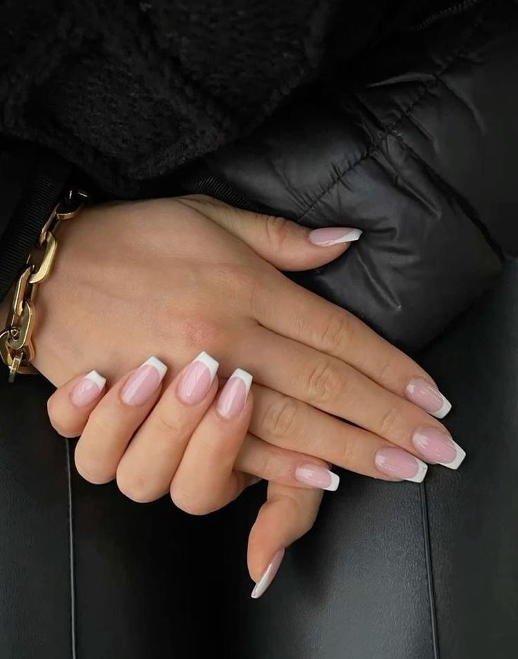 24 Pieces Fairy Nude Press On Nails - Casual Nails With Tape Glue
