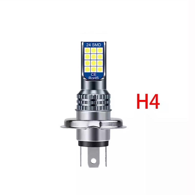 LED Motorcycle Headlight Bulb H4 BA20D P15D New High Brightness High Power Motorcycle Headlight Front Fog Light Headlight 1PC Bles Online DZ-26A-06
