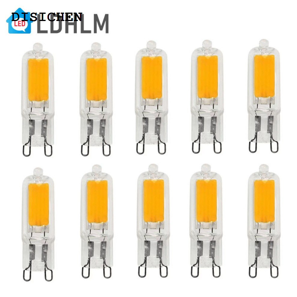 DISICHEN New style G9 LED COB Lamp 7W 9W 12W 15W COB LED Bulb AC/DC 12V 220V Lampada LED G9 COB Spotlight Chandelier Lighting Replace Halogen