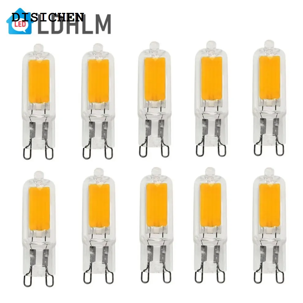 DISICHEN New style G9 LED COB Lamp 7W 9W 12W 15W COB LED Bulb AC/DC 12V 220V Lampada LED G9 COB Spotlight Chandelier Lighting Replace Halogen - image 1