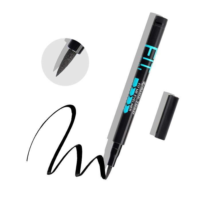 Fit Me Precision Liquid Waterproof Lash Eyeliner Pencil - Black - Pack 2.5 g (Black) Matte Finish