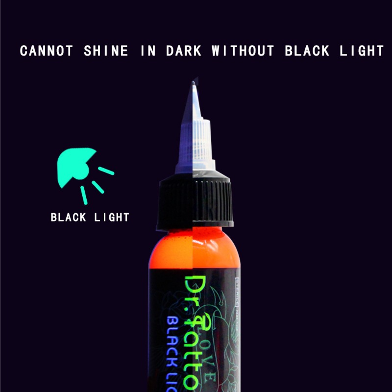 Wenefang Fashion 15ml High Quality Professional Fluorescent Tattoo Ink Permanent Body Coloring Easy Fluorescent Pigment Tattoo Coloring Tools New