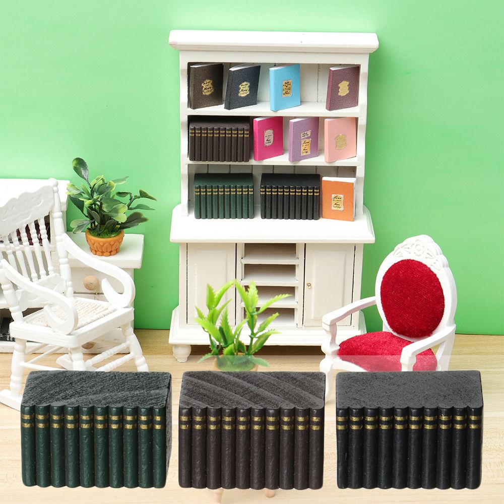 1:12 Scale Ornament DIY Crafts Dollhouse Accessories Doll House Kit Furniture Decor Miniature Books