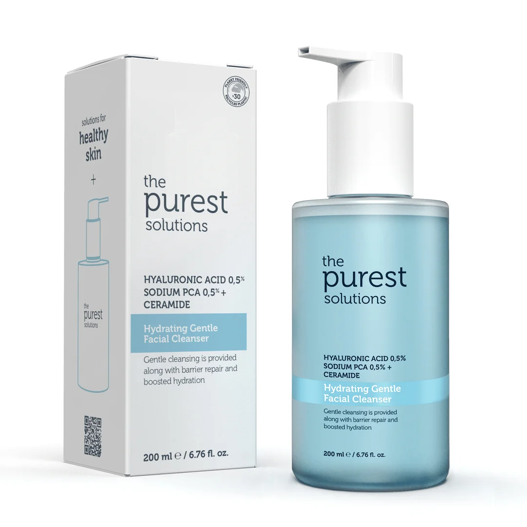 The Purest Solutions Hydrating Gentle Facial Cleanser %0.5 Hyaluronic Acid %0.5 Sodium PCA Ceramide