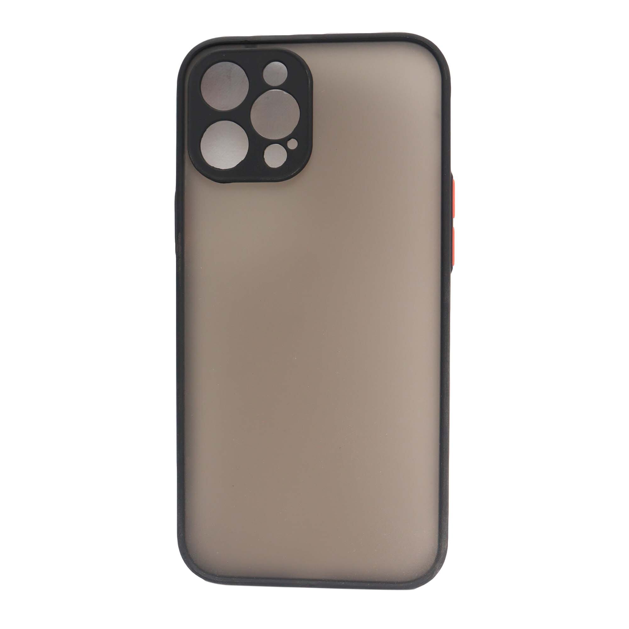 Black iphone 12 Pro Max Smokey Hard Phone Cover