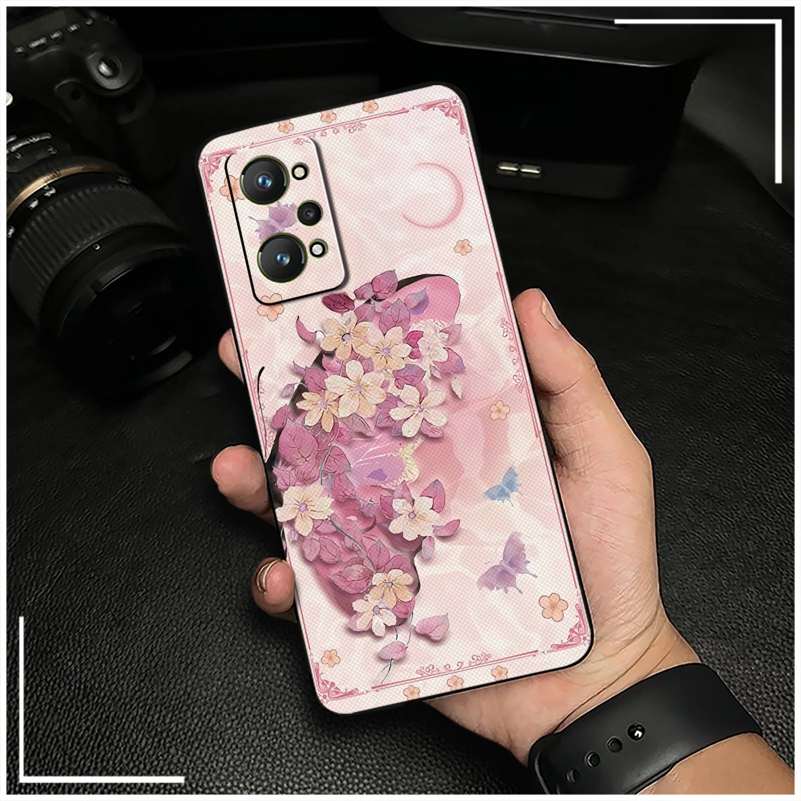 Cute Silicone Phone Case For OPPO Realme GT Neo2 5G/GT2/Q5 Pro/GT NEO3T Shockproof Durable Protective Phone Pouch TPU
