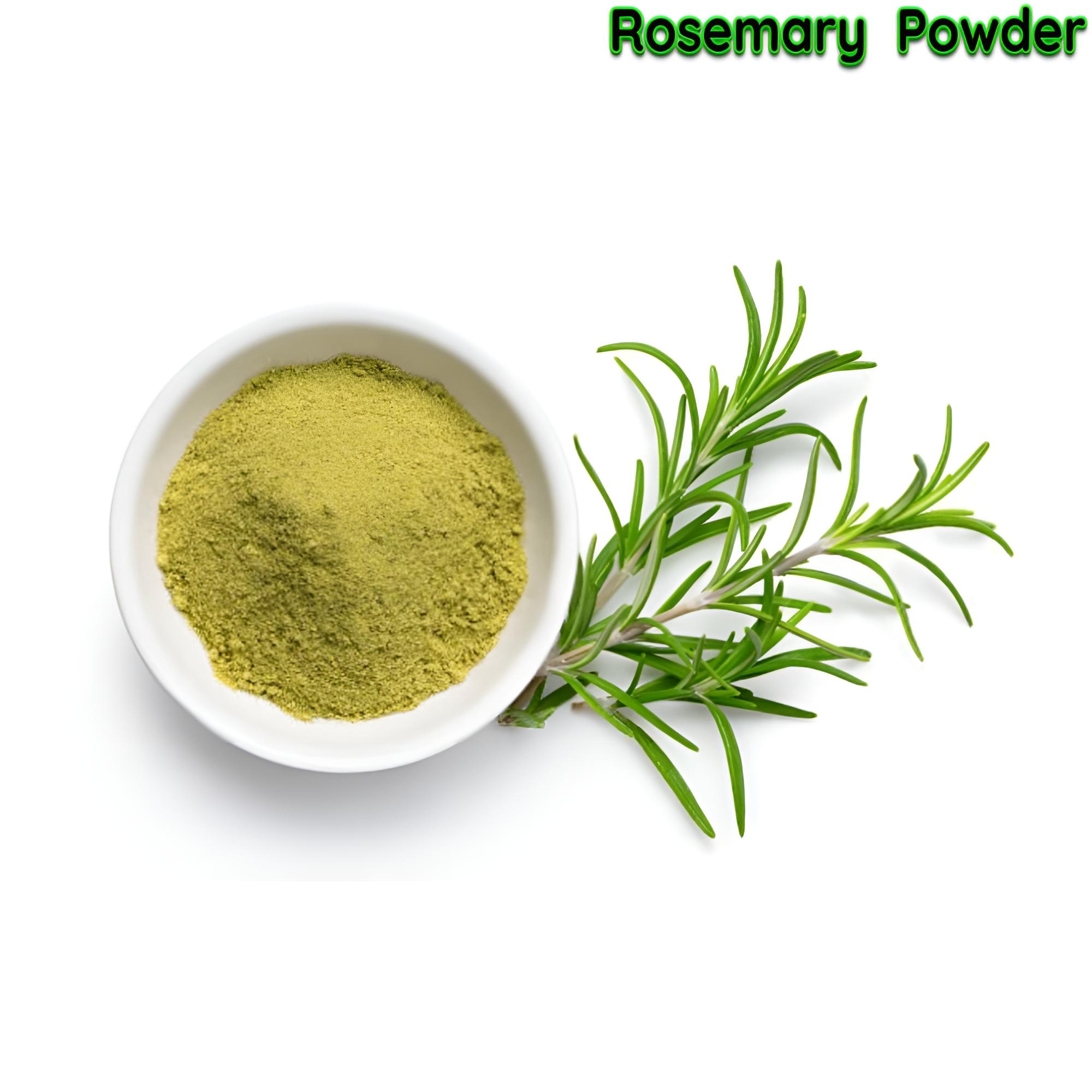 Rosemary Powder | Salvia rosmarinus Dried Leaves Powder For Hair Growth | Top Grade Leaves Rosemerry Herb Tea | Organic Rosemari | Rose Merry | Natural Foods - 100 GM