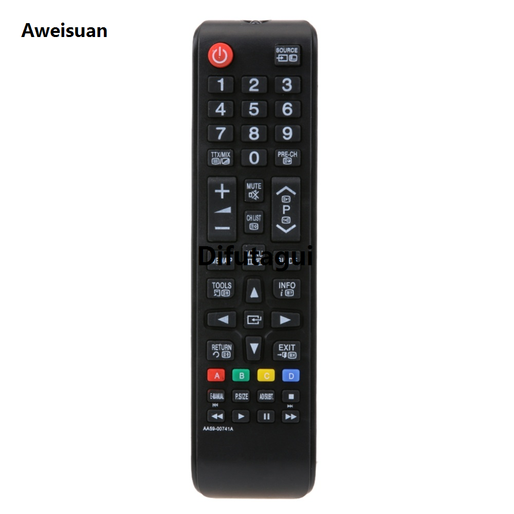 Difutagui Bargain price AA59-00741A New Remote Control for Samsung TV for Samsung Hot Selling 3D Smart TV aa59-00603a AA59-00741A AA59-00496A AA59 Replace TV Remote
