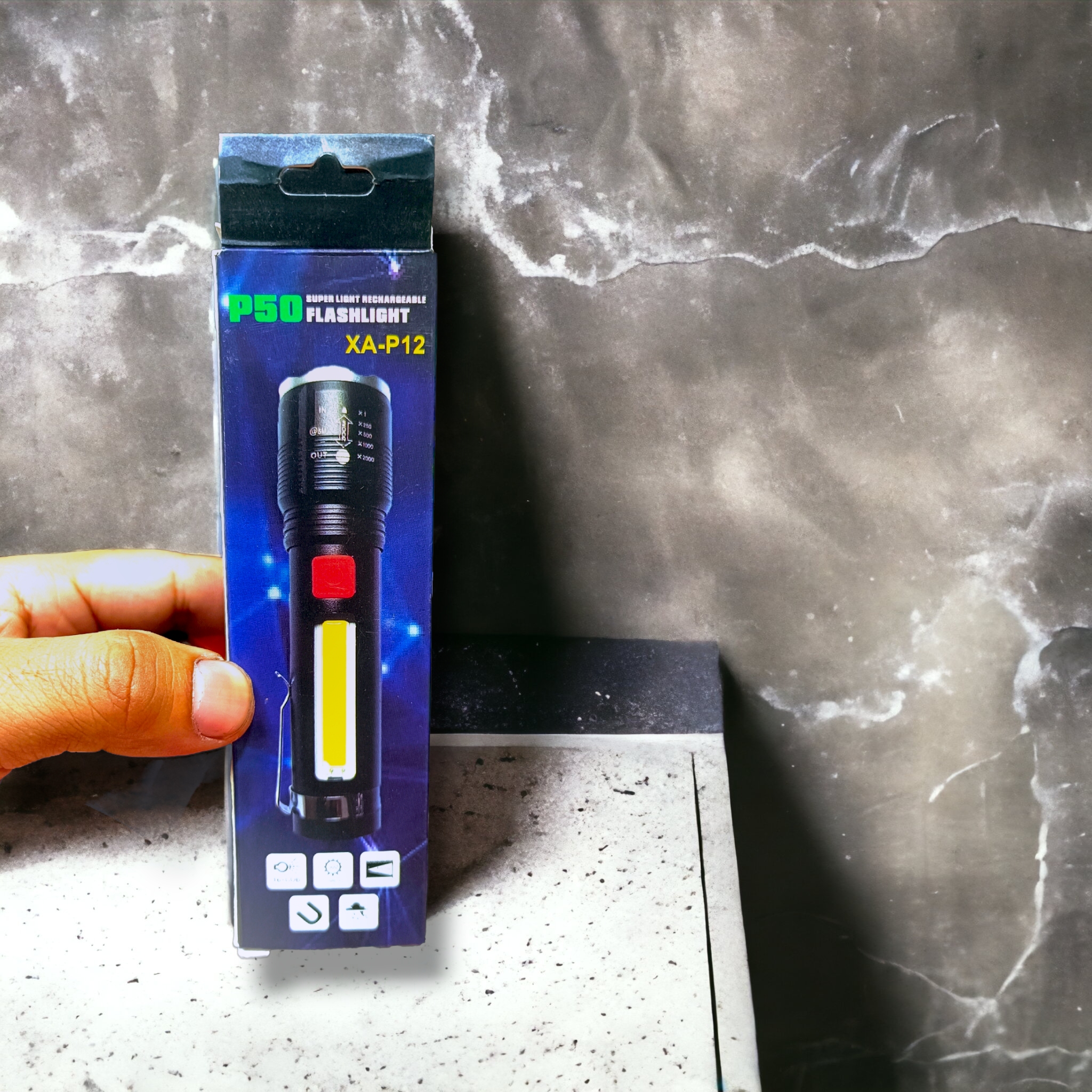 Super Bright Rechargable Flash Light