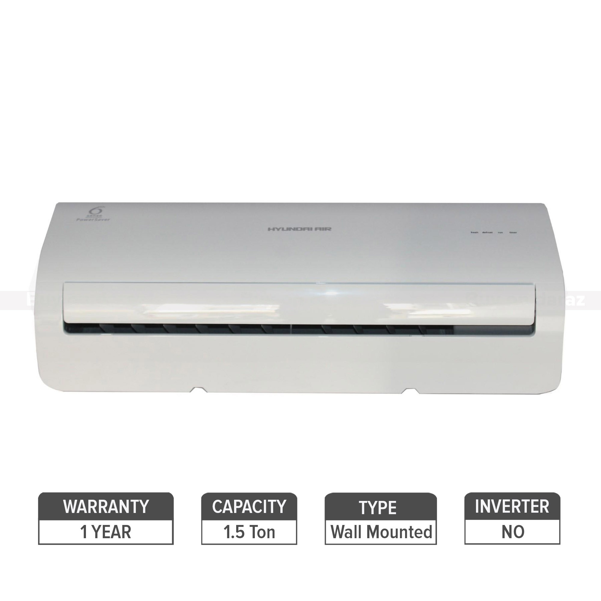 Hyundai Air Msafb-12Hrn1 Air Conditioner - White