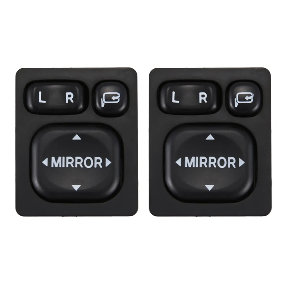 JINMY 2X New Door Mirror Folding Switch Fit for Vios 84872-52040 - image 1