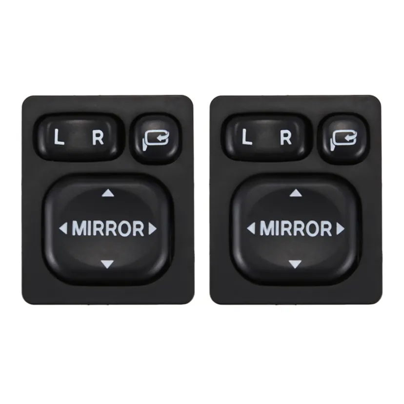 JINMY 2X New Door Mirror Folding Switch Fit for Vios 84872-52040