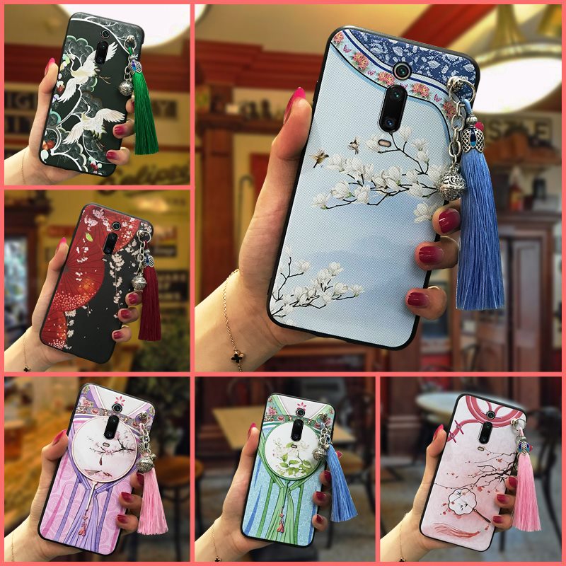 TPU protective Phone Case For Xiaomi Redmi K20/K20 Pro/Xiaomi 9T/9T Pro Shockproof Waterproof tassel bell Soft case
