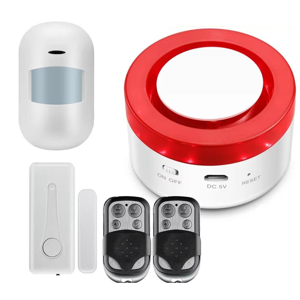 Tuya Smart Home Security Alarm System WiFi Burglar Alarm Kit Motion Door Window Detection Human Body Detection Sensor