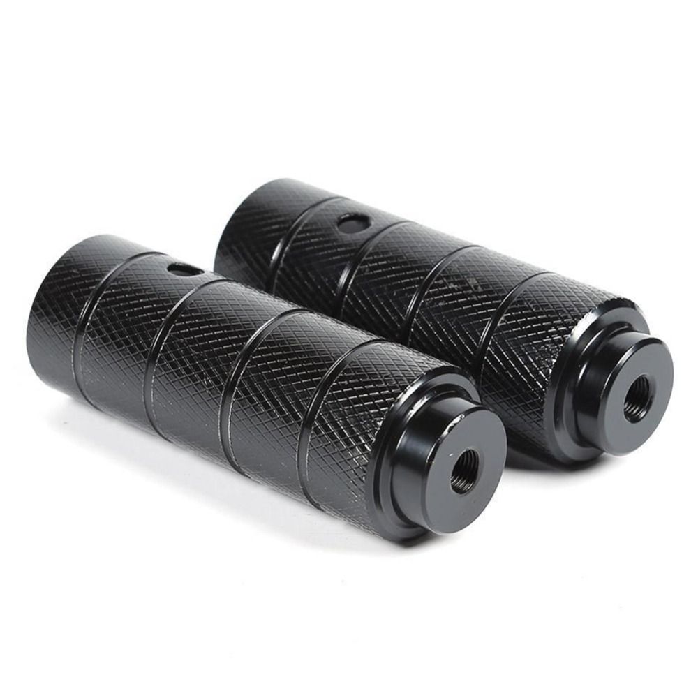 Pair Bicycle Accessories Anti-Skid Bike Footrest Lever Axle Pegs Weight-bearing Aluminum Alloy Bicycle Rear Footrest Pedals for-BMX Bike Easy To Install Scooter