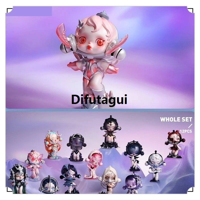 Difutagui 2025 Gift Cute Character Anime Blind Box Fashion Panda Pop New Mart Affordable Skull Sound Series Mysterious Cute Peripherals Action Model Doll Toy