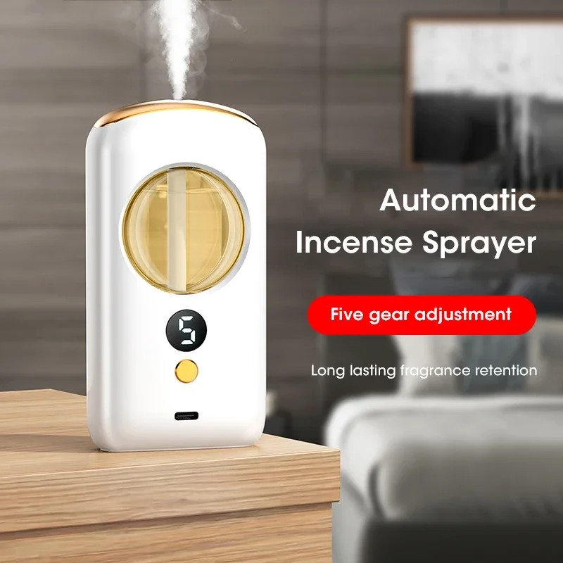 Mini Aroma Diffuser Plant Essential Oil Nebulizer Home Car Aromatherapy Machine Toilet Bedroom Deodorization Air Purification