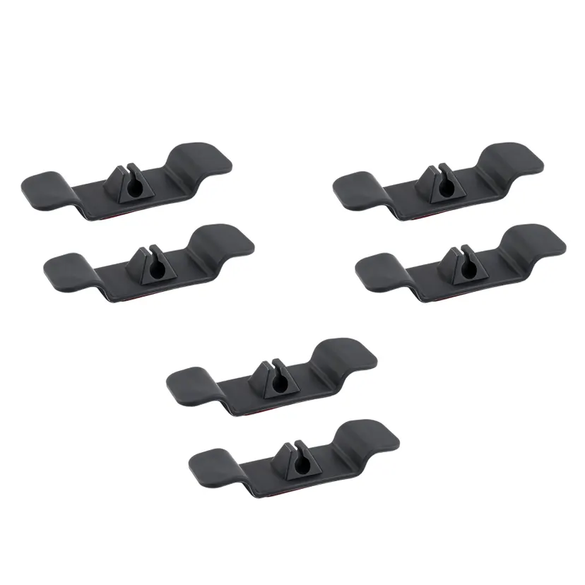 OUMERY 6 Pack Cord Organizer for Appliances,Cord Kitchen Mixer Cable Wrap Wire Storage Attachment Black