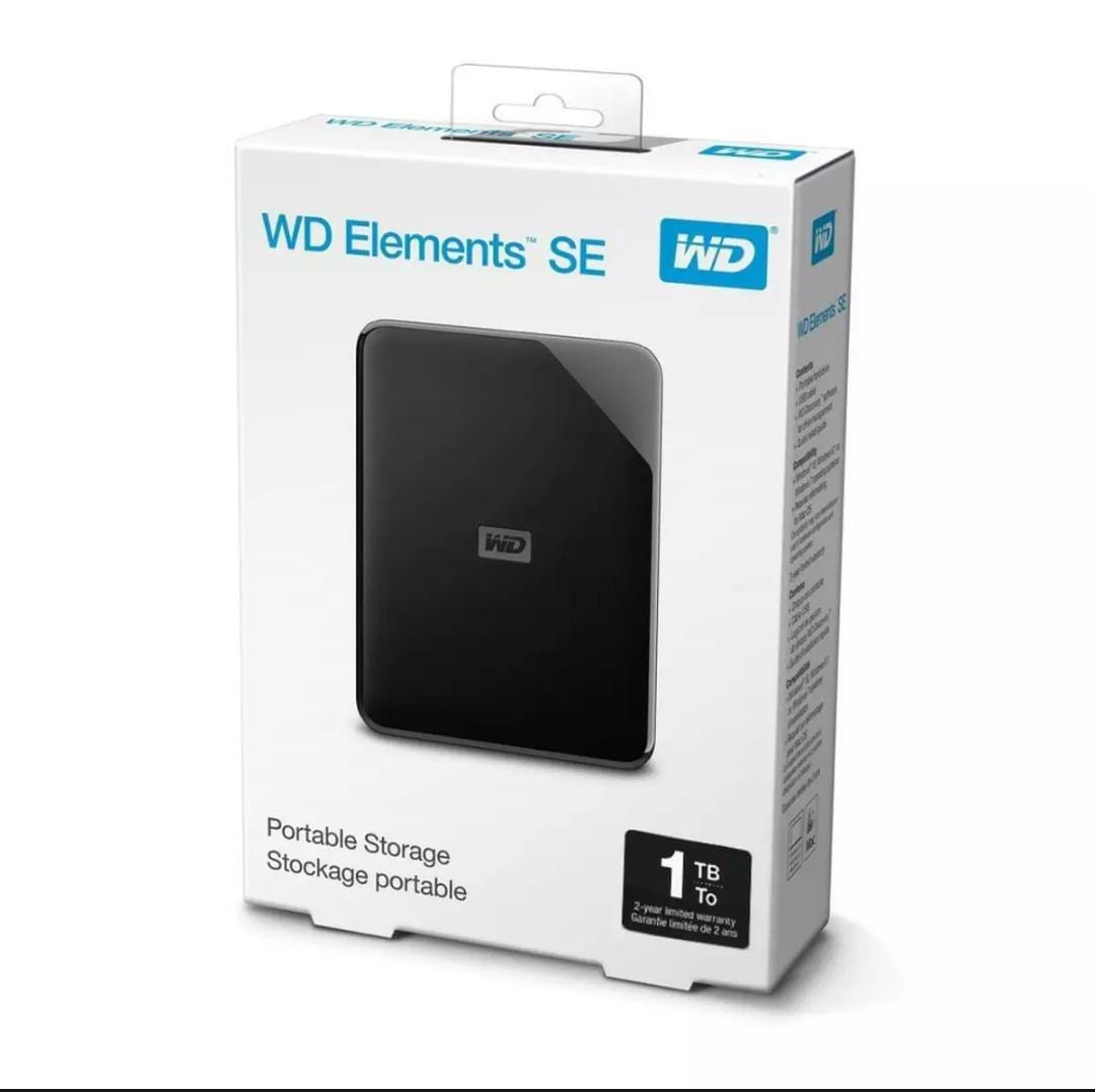 WD Elements 1TB External Portable Hard Disk Drive USB3.0