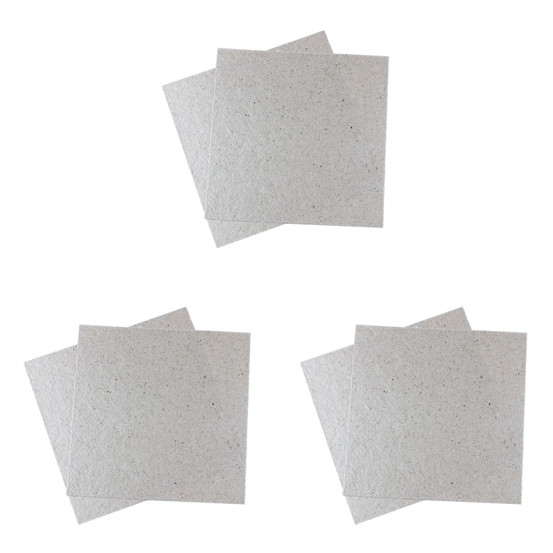 FORIDE 6 Pcs 5.1 Inch x 5.1 Inch Miniwave Oven Repairing Part Mica Plates Sheets
