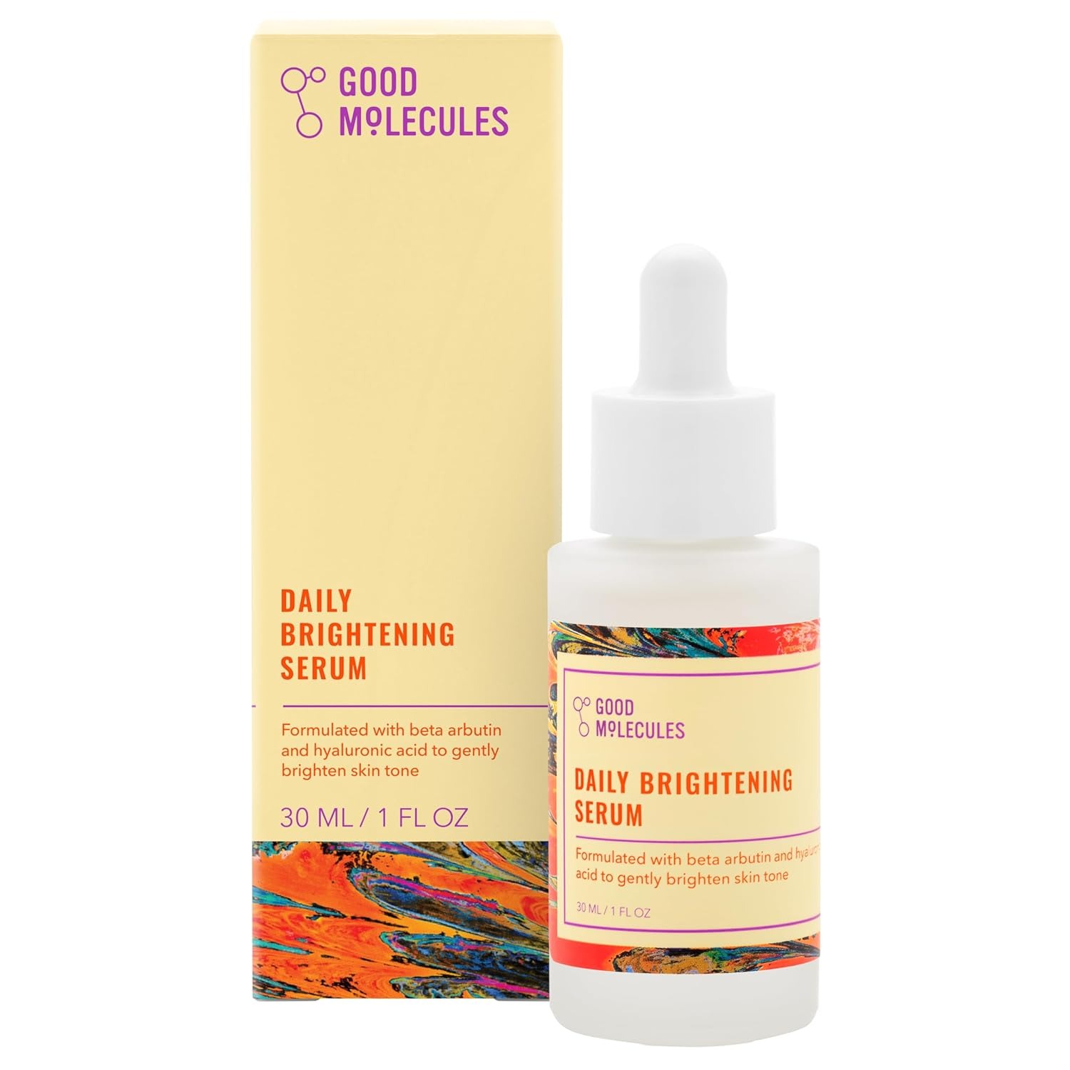 GOOD MOLECULES Daily Brightening Serum New in Box Full Size 1.0 oz.
