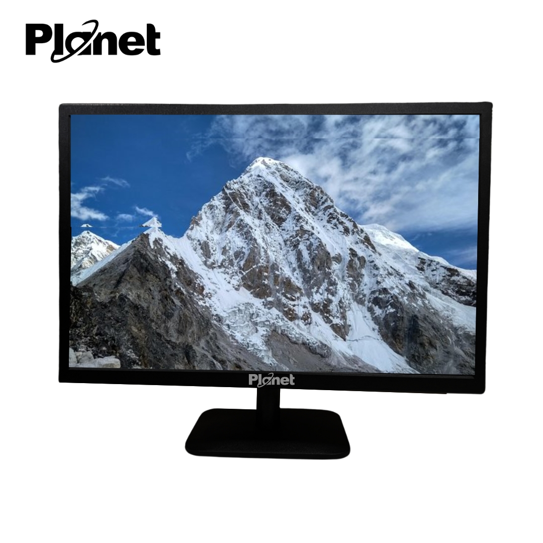 Planet 18.5" FHD ( 1920 x 1080 ) LED Monitor - HDMI + VGA Port - 5ms Response Rate
