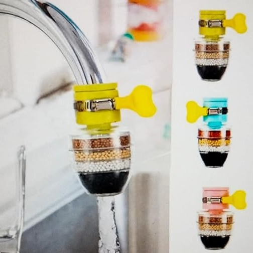 Multilayer Universal Interface Home Kitchen Tap Faucet Water Filter
