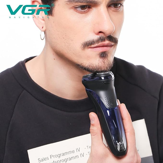 Electric Shaver Professional 3 In1 3-Head Floating Shaving Washable Razor Washing V306