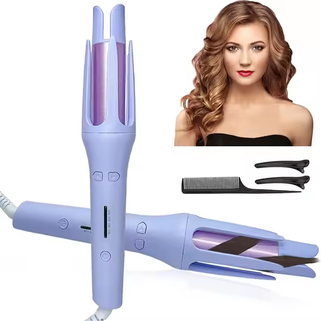 Automatic Rotating Hair Curler - 32mm Professional Curling Iron with Steam & Temperature Control | No-Tangle Electric Hair Waver Wand for Long-Lasting Curls, Anti-Frizz Styling Tool for Women