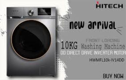 Hitech washing machine 10 kg HFW80-D142306DD
