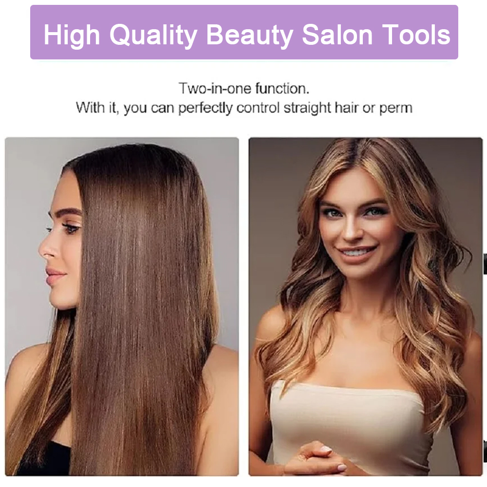 New style Flat Iron Straight Hair Curler Ceramic Quick Plus Anti-Scald Mini Straight Heating Portable Electric Appliance Professional