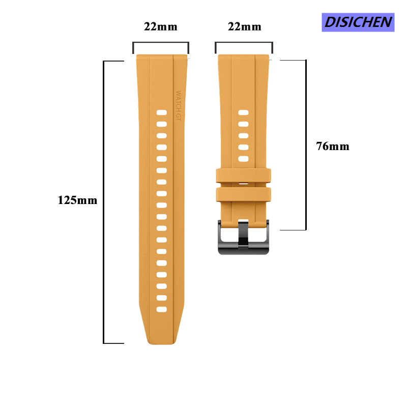 DISICHEN Official Silicone Strap for Huawei GT5/GT4 46mm Classic and Stylish 22mm Watch Strap Compatible with Huawei GT5pro 46mm
