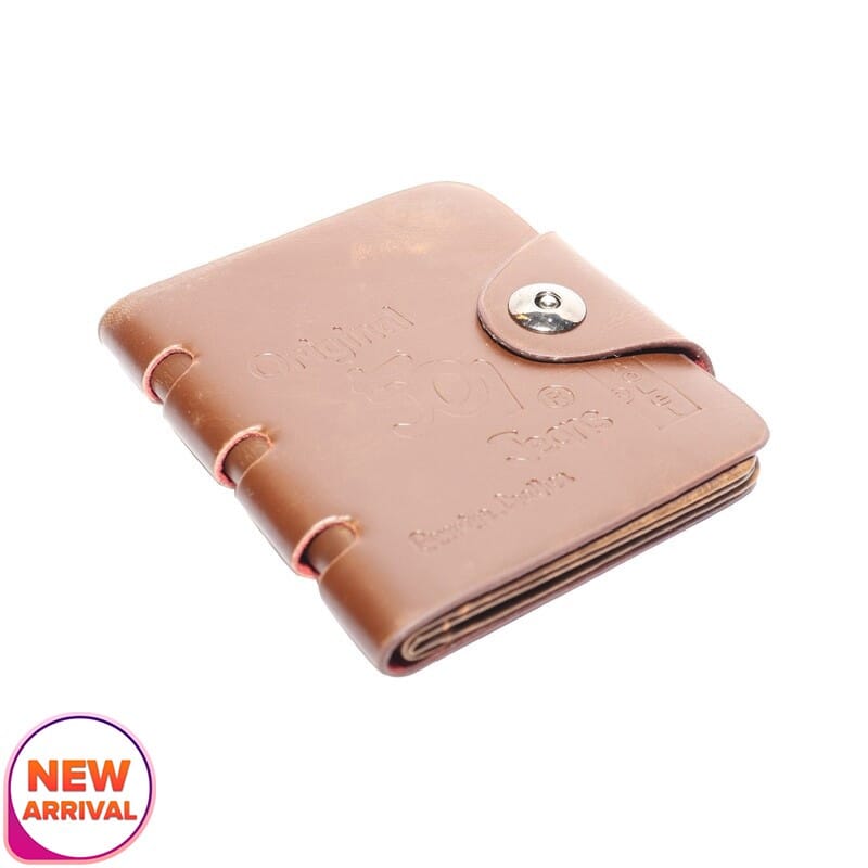 Original Brown PUC Leather Purse For Men