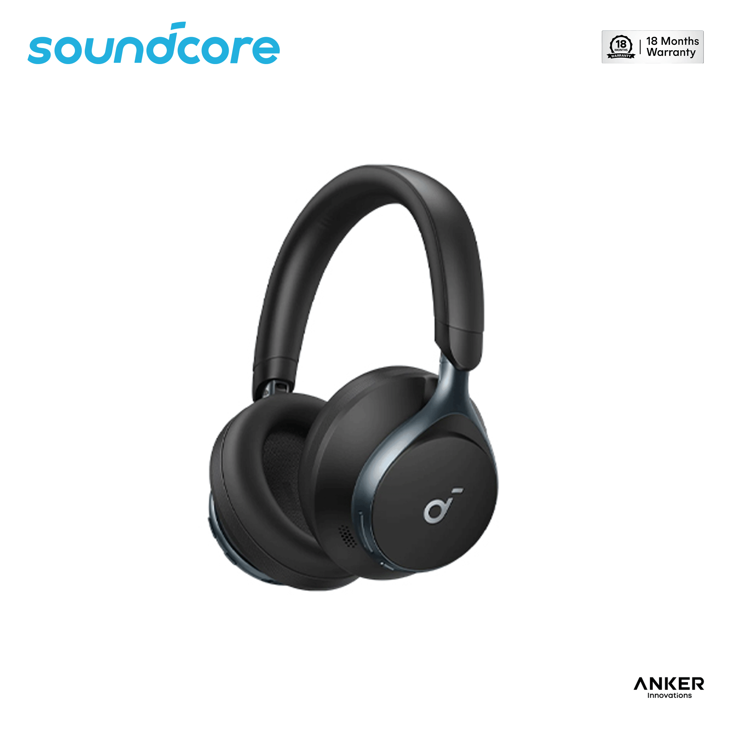 soundcore Space One Active Noise Cancelling Headphones by Anker - 40H Playtime , LDAC Hi-Res Audio , Bluetooth 5.3 , Clear Calls
