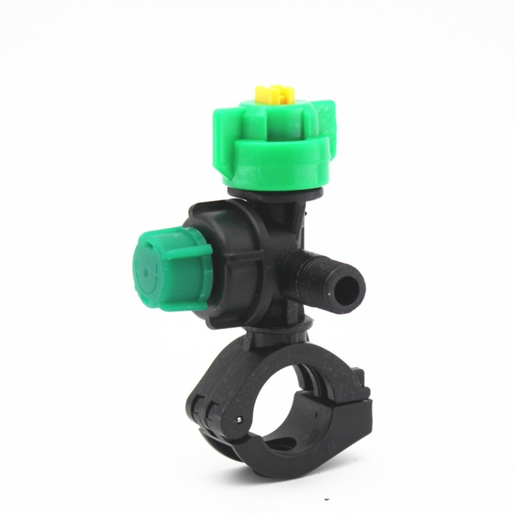 2PCS Durable Engineering Plastic Spraying Nozzle 14mm Male Thread Easy Installation Spray Nozzle 20mm /25mm Clamp Irrigation Spray Nozzle Field Spraying