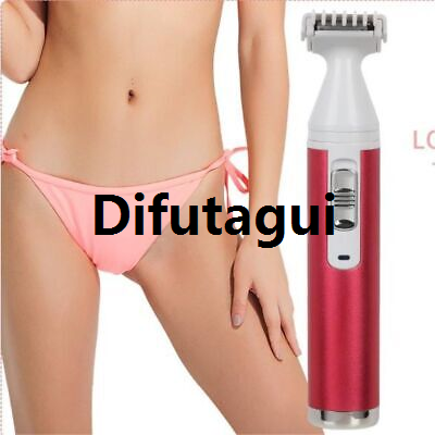 Difutagui New Geemy GM-3074 4IN1 Rechargeable Nose and Hair Trimmer Profesional Full Body Girls Ladies Groomer Shaving KIT