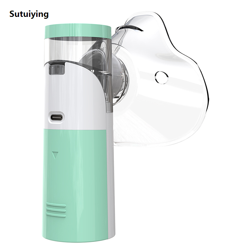 Bargain price Portable Nebulizer UBS Charging Ultrasonic Medical Handheld Nebulizer men Inhaler Cough Phlegm Mesh Nebulizer Machine
