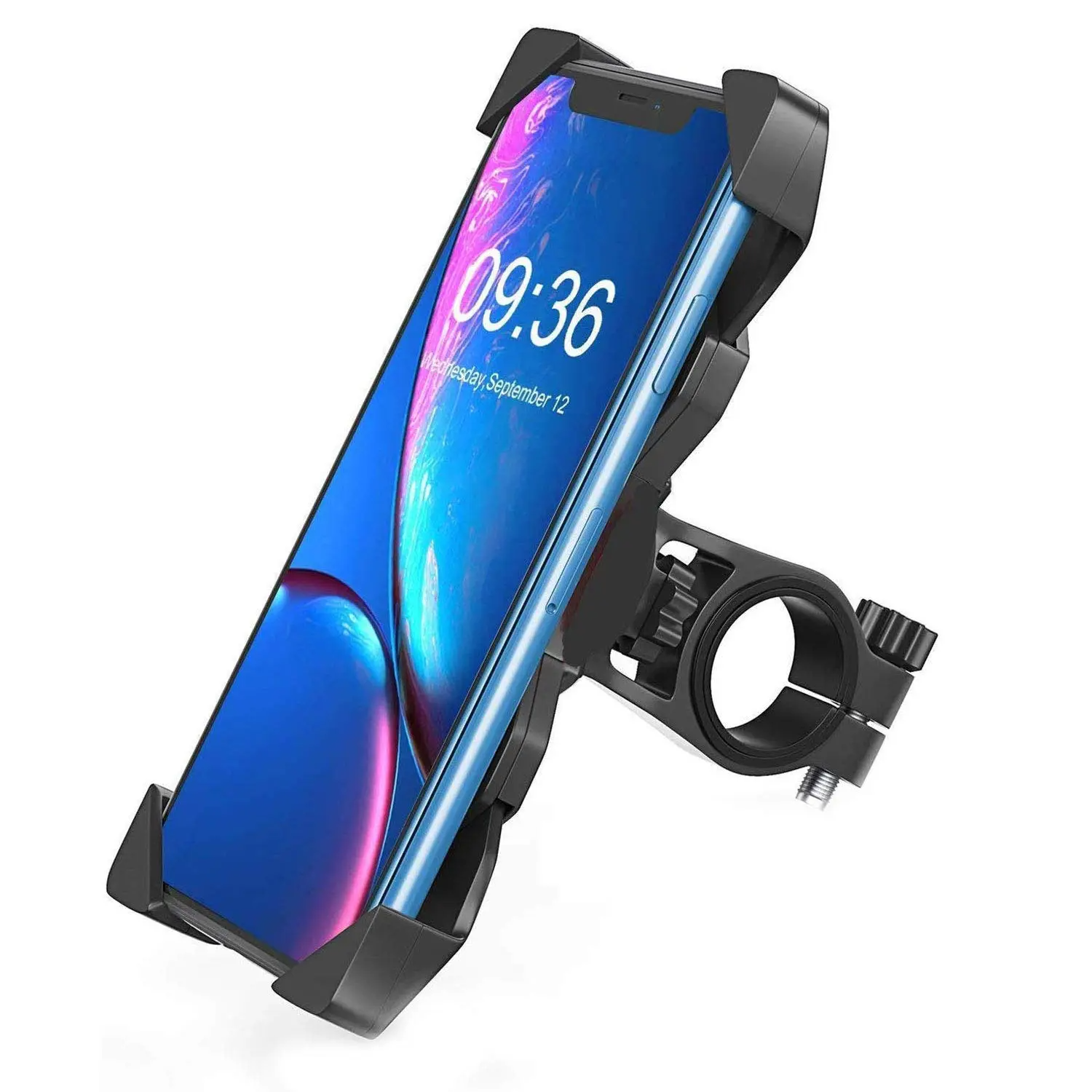 Mobile Holder (Black) Mobile Holder for Bicycle and Motorcycle