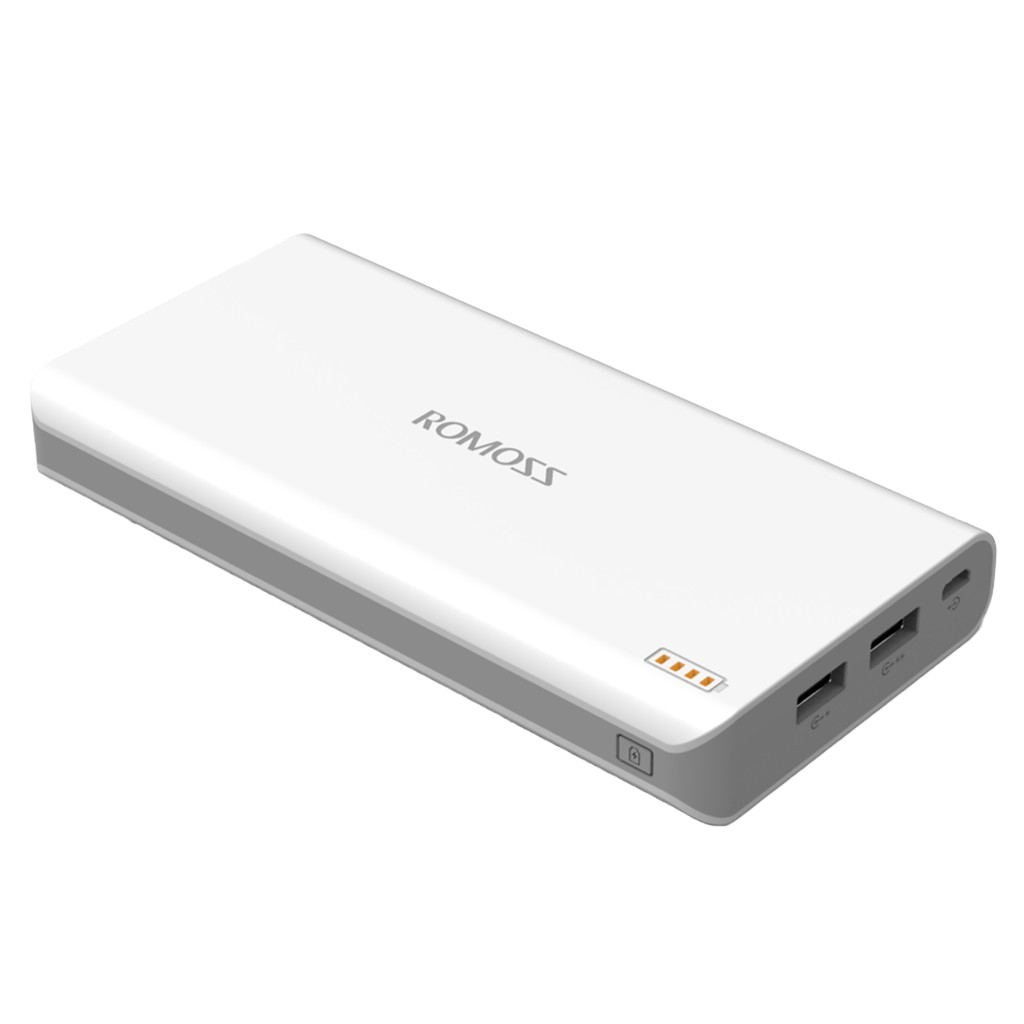 Genuine Romoss Polymos 20 PB20 20000 mAh Power Bank (White)