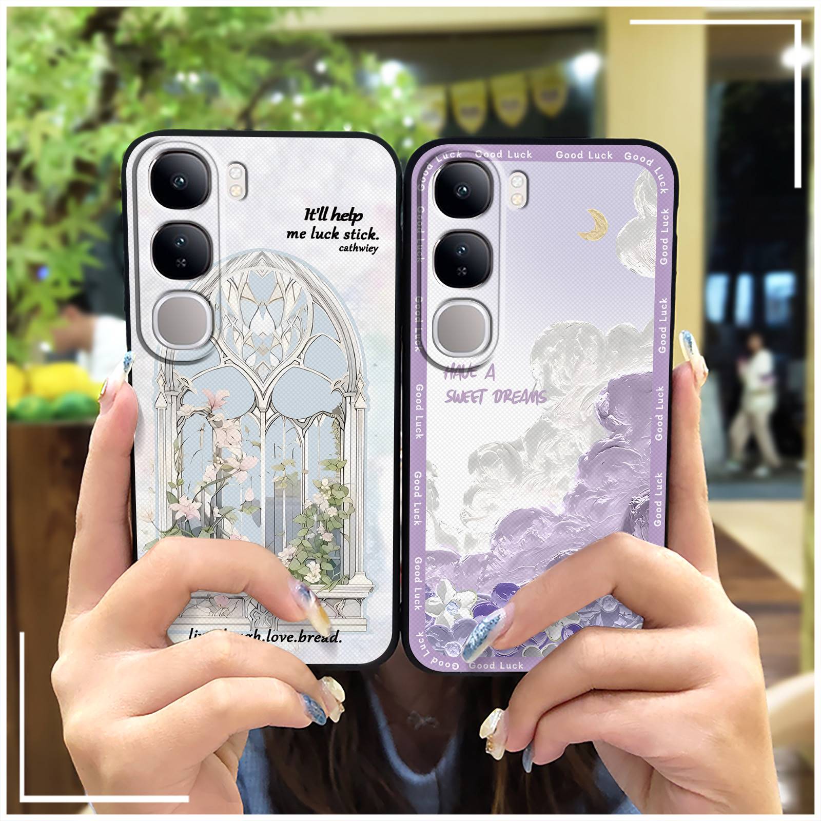 Back Cover Full wrap Phone Case For MOTO G56 5G Dirt-resistant Cute Cartoon Graffiti Anti-dust Anti-knock Phone Pouch