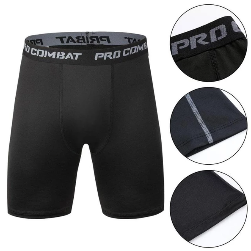 Men’s Compression Half Slax Lower | Gym Running Football Sports Shorts