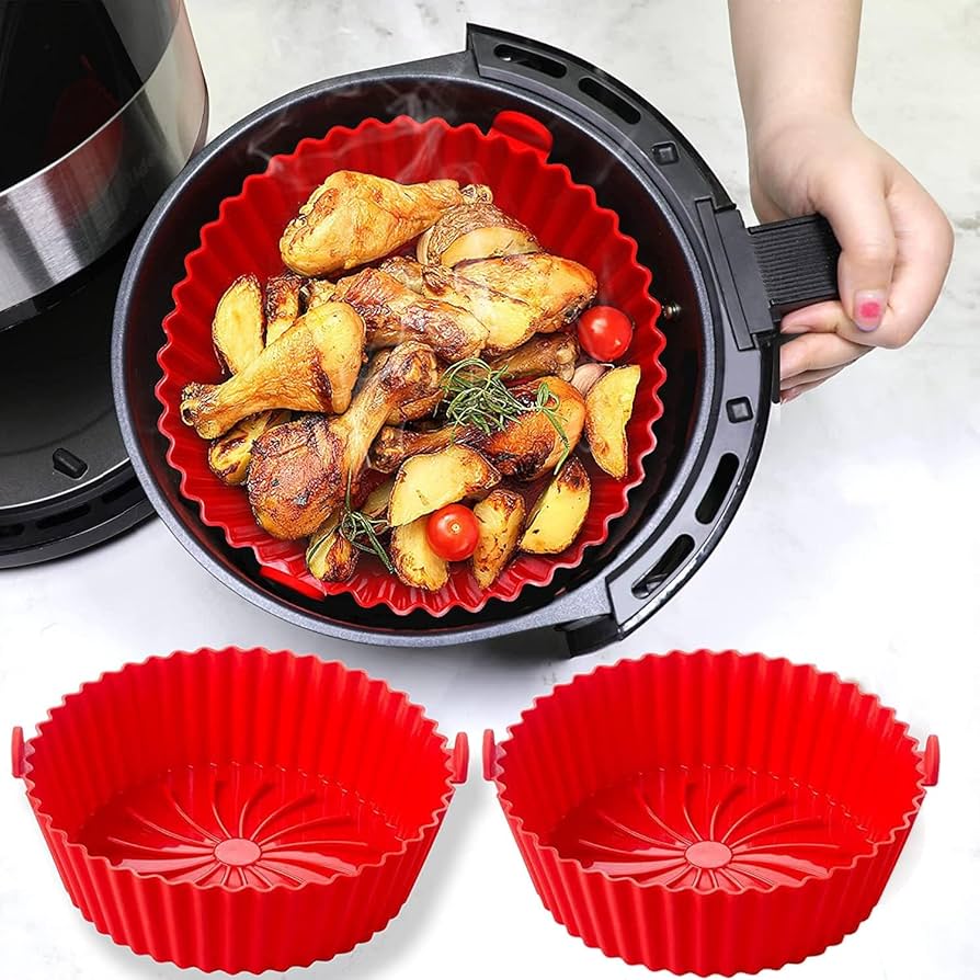 2 Pc Silicon Air Fryer Liner